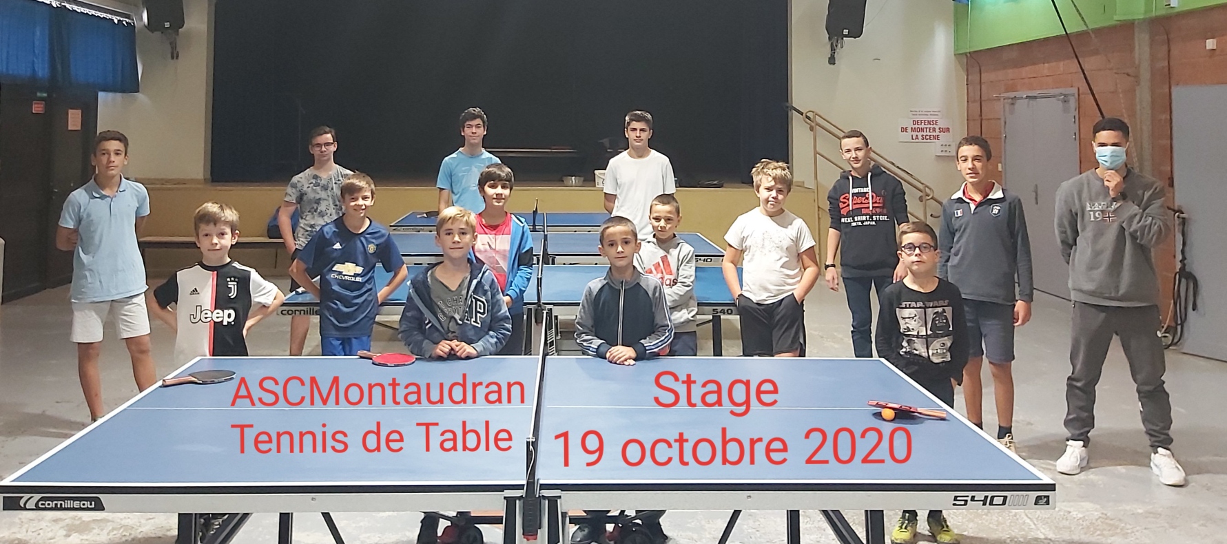 Stage Tennis de Table